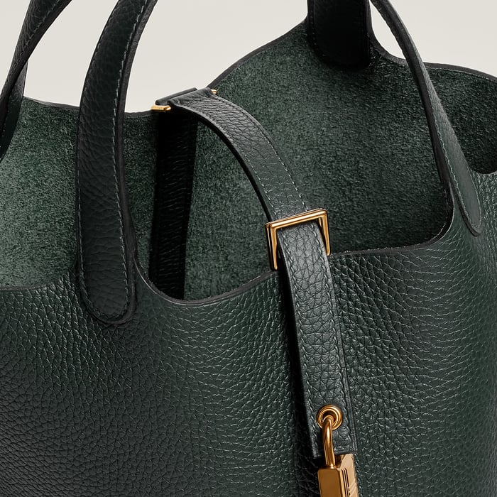 Vert Foncé Picotin Lock 18 Bag