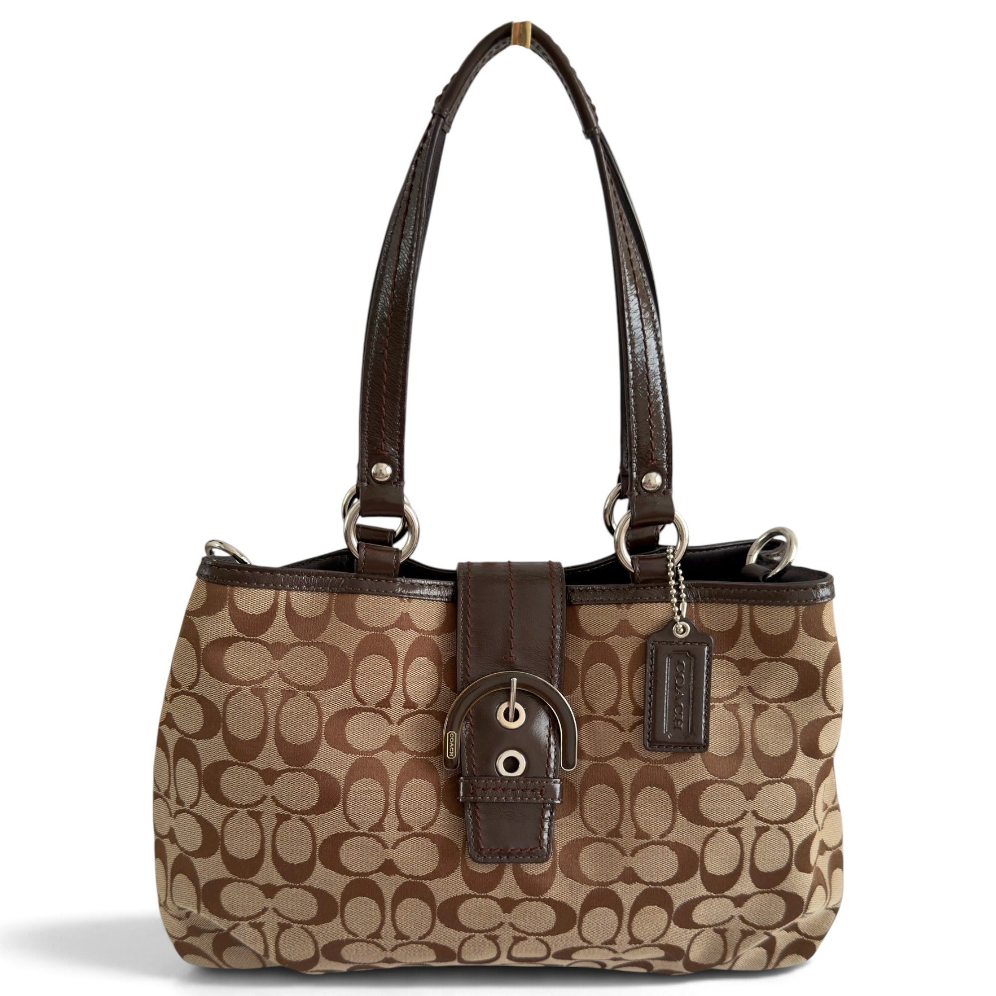Signature Sufflette cloth handbag