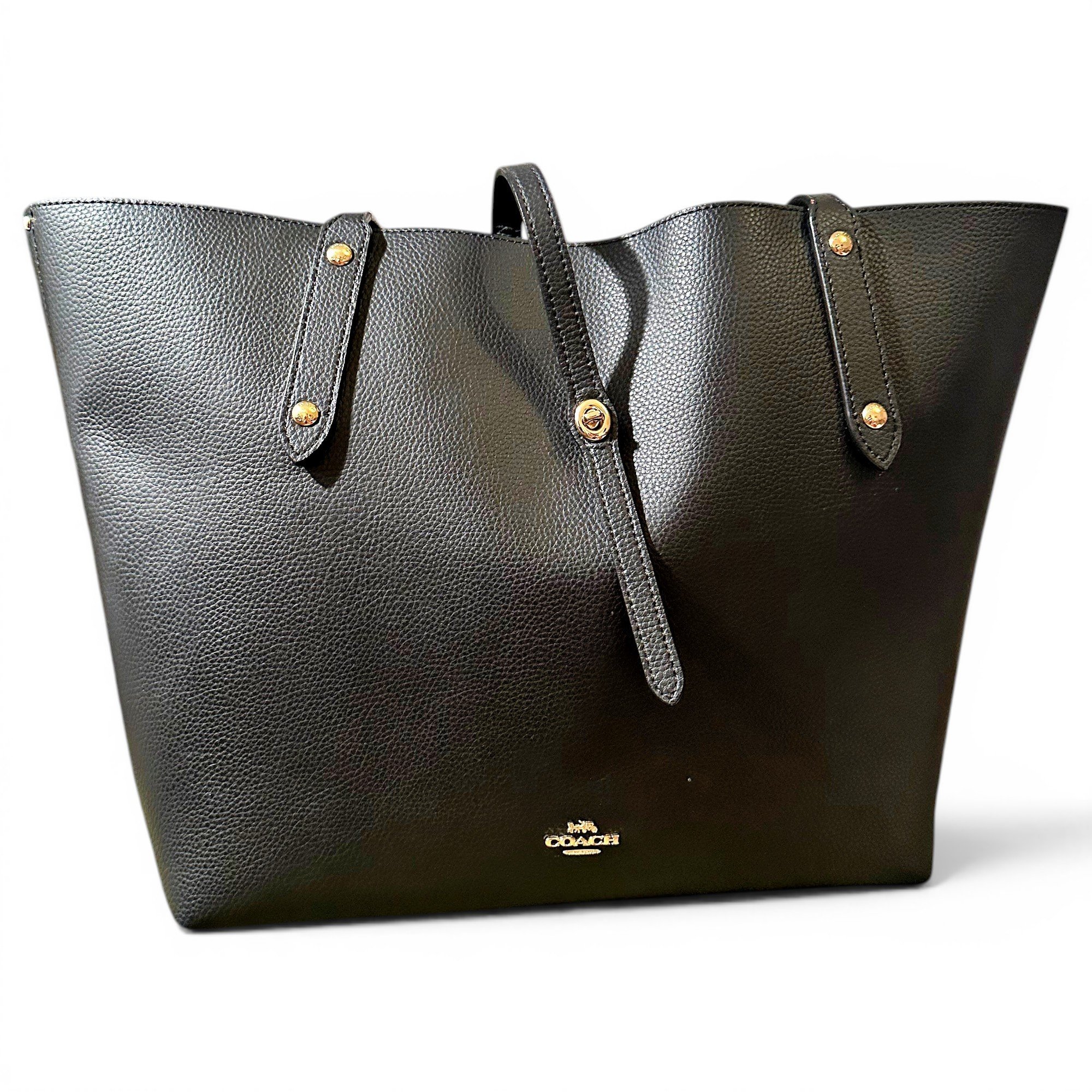Leather tote