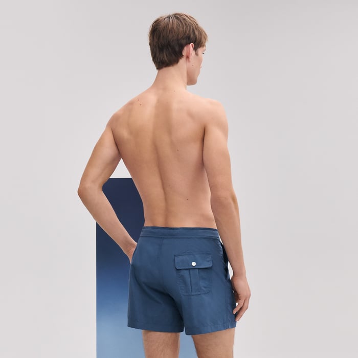 Bleu Turquin "H Fantome" Swim Trunks