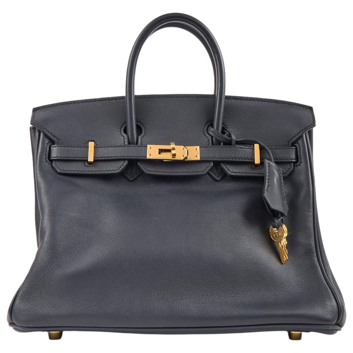 Birkin 25 leather handbag