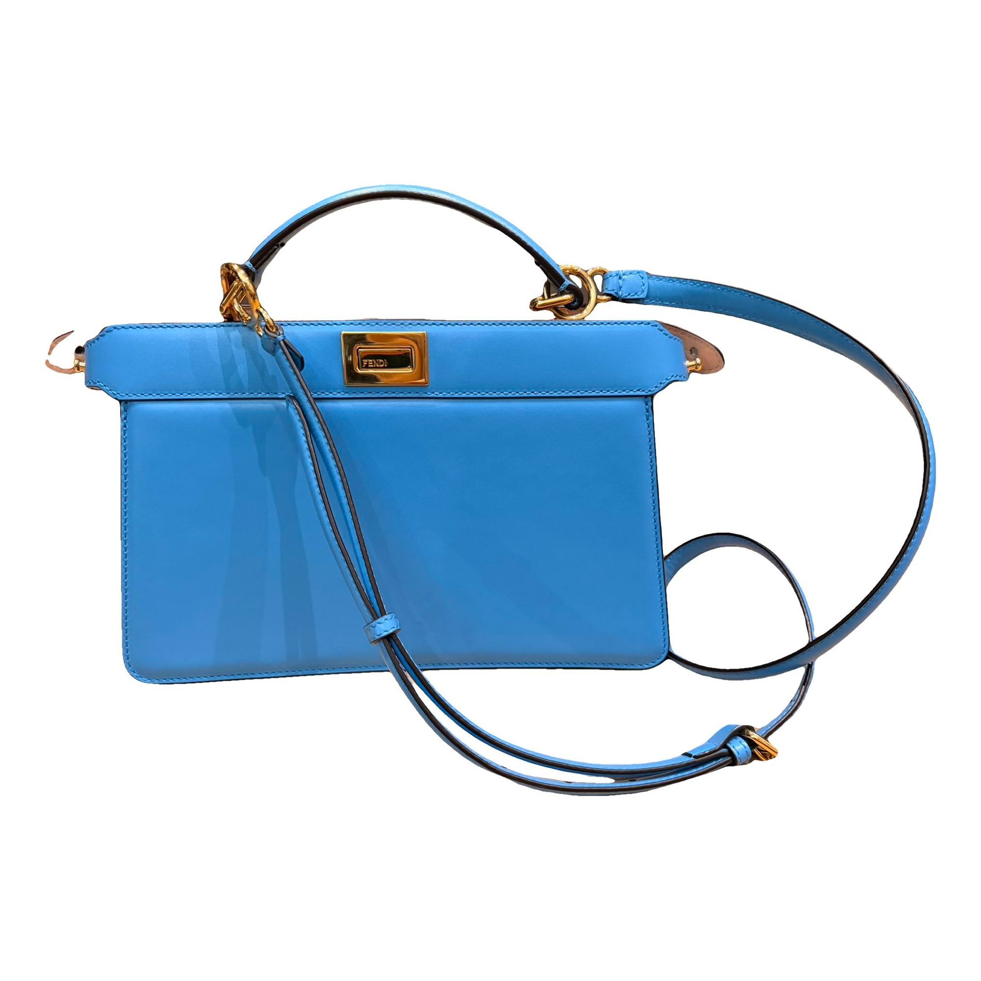 Peekaboo leather handbag