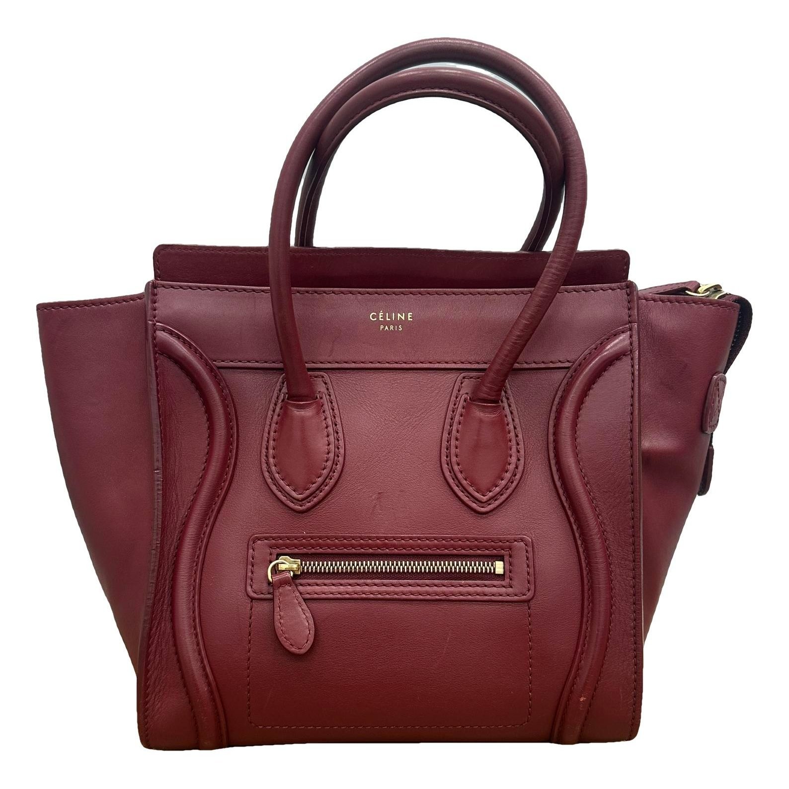 Luggage leather handbag