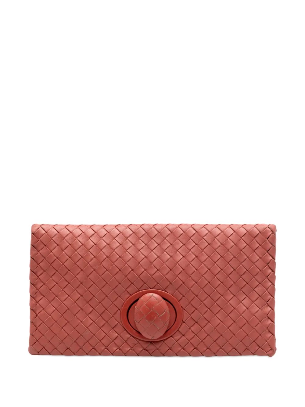 2012-2026 Nappa Intrecciato Turn Lock clutch bag