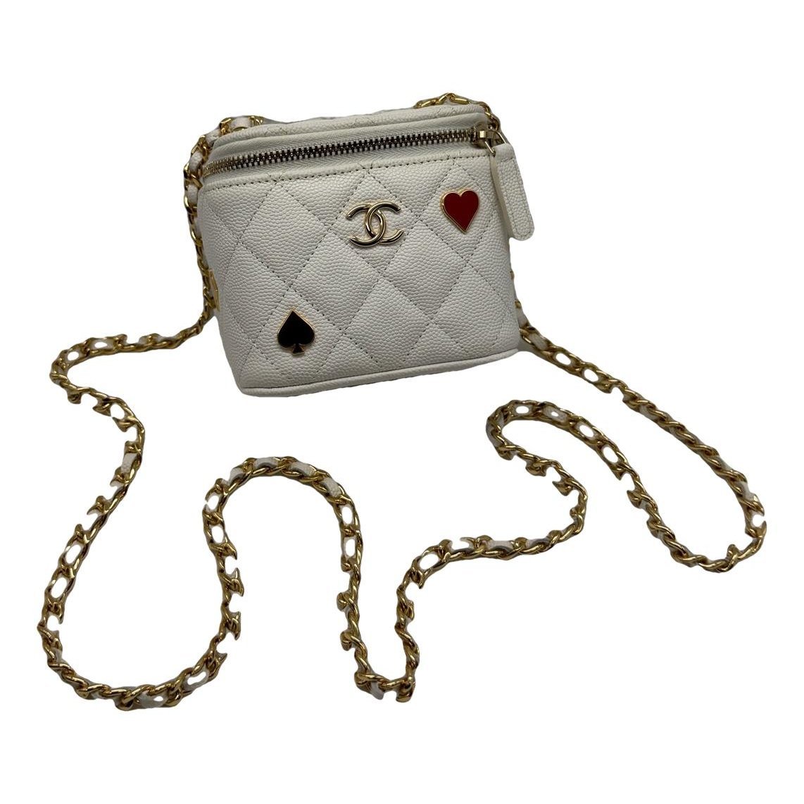 Trendy CC Vanity leather handbag