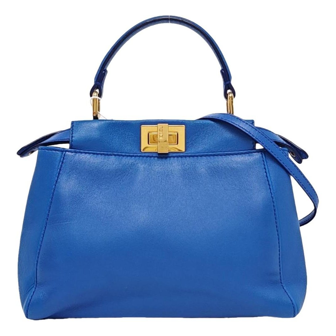 Peekaboo leather handbag