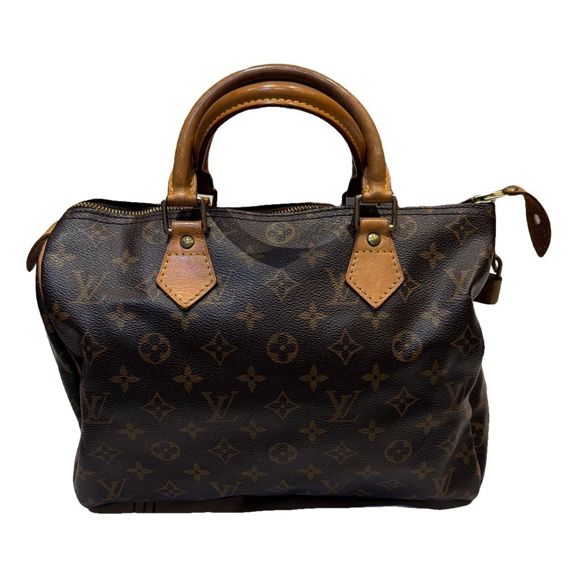 Speedy leather handbag