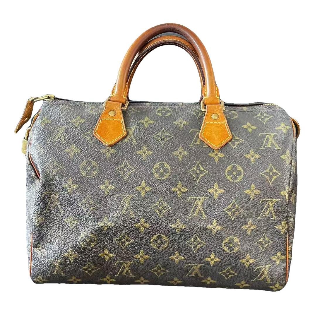 Speedy leather handbag