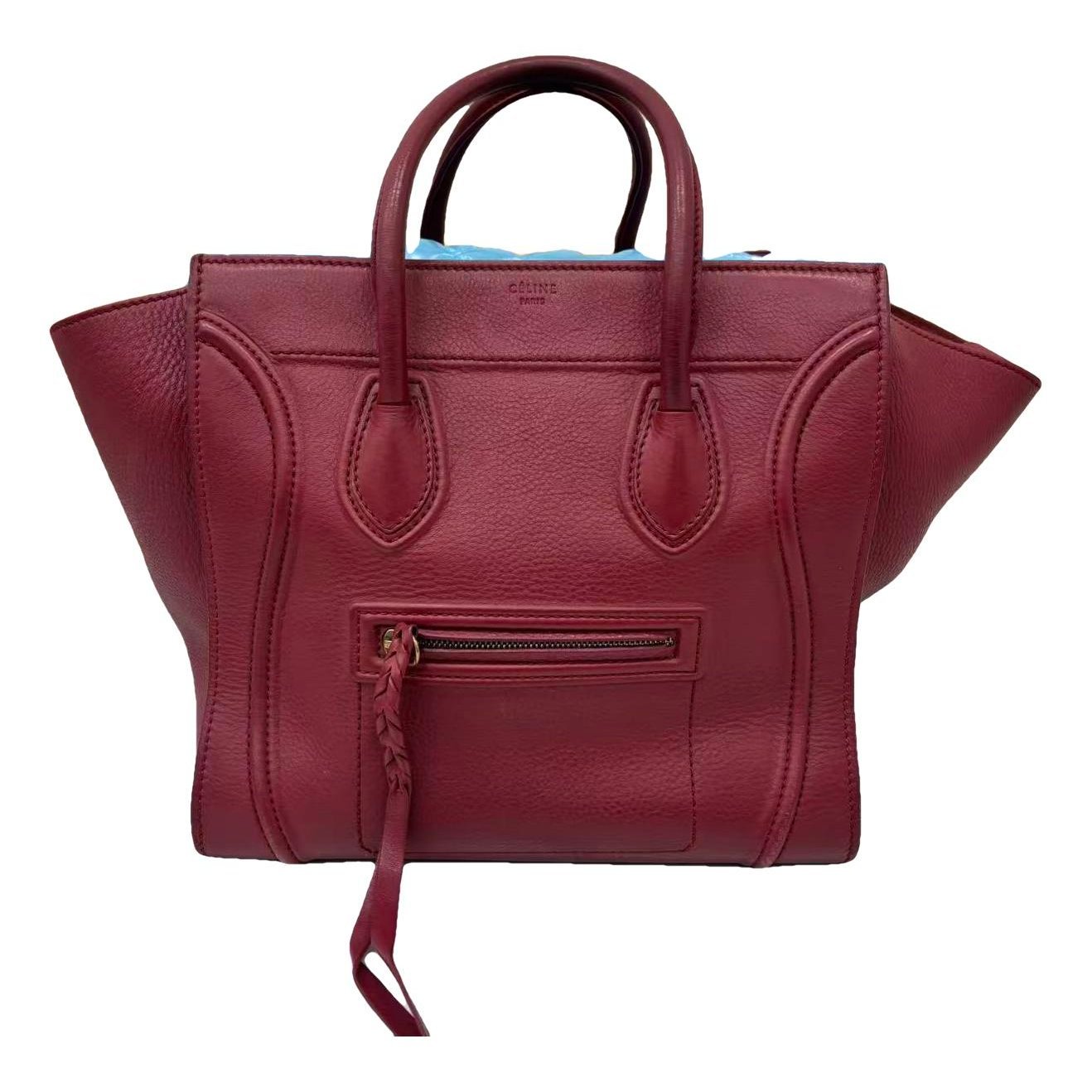 Luggage leather handbag