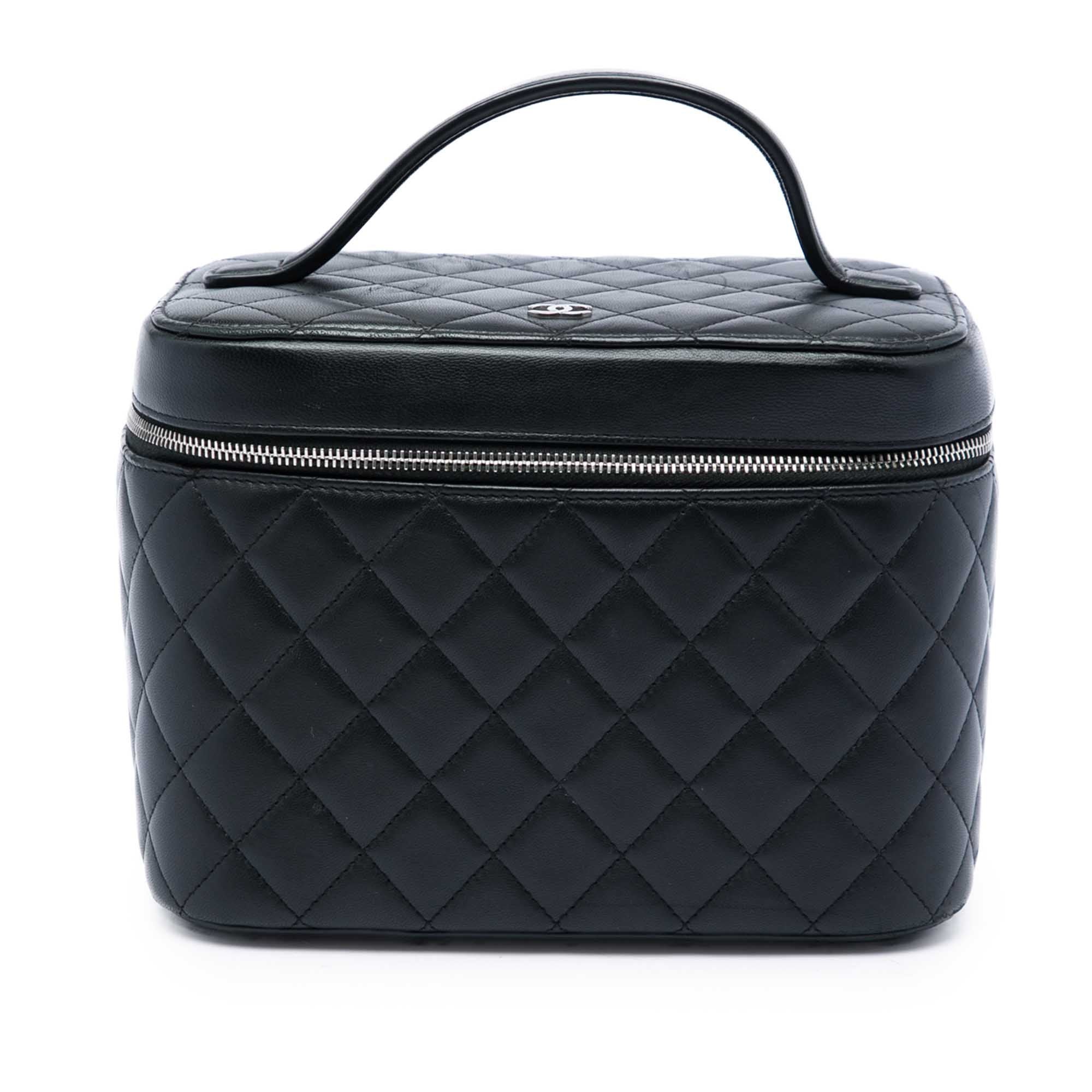 Vanity pony-style calfskin handbag