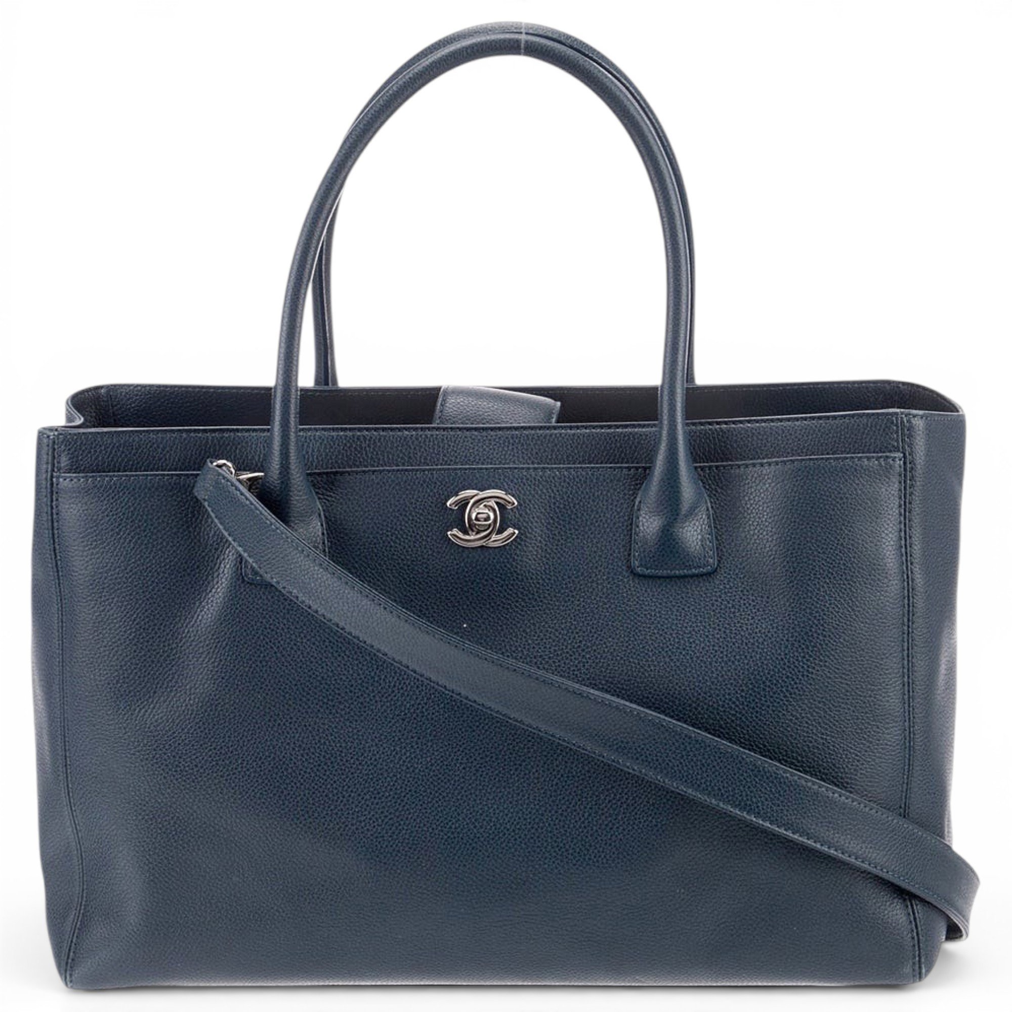 Executive leather tote