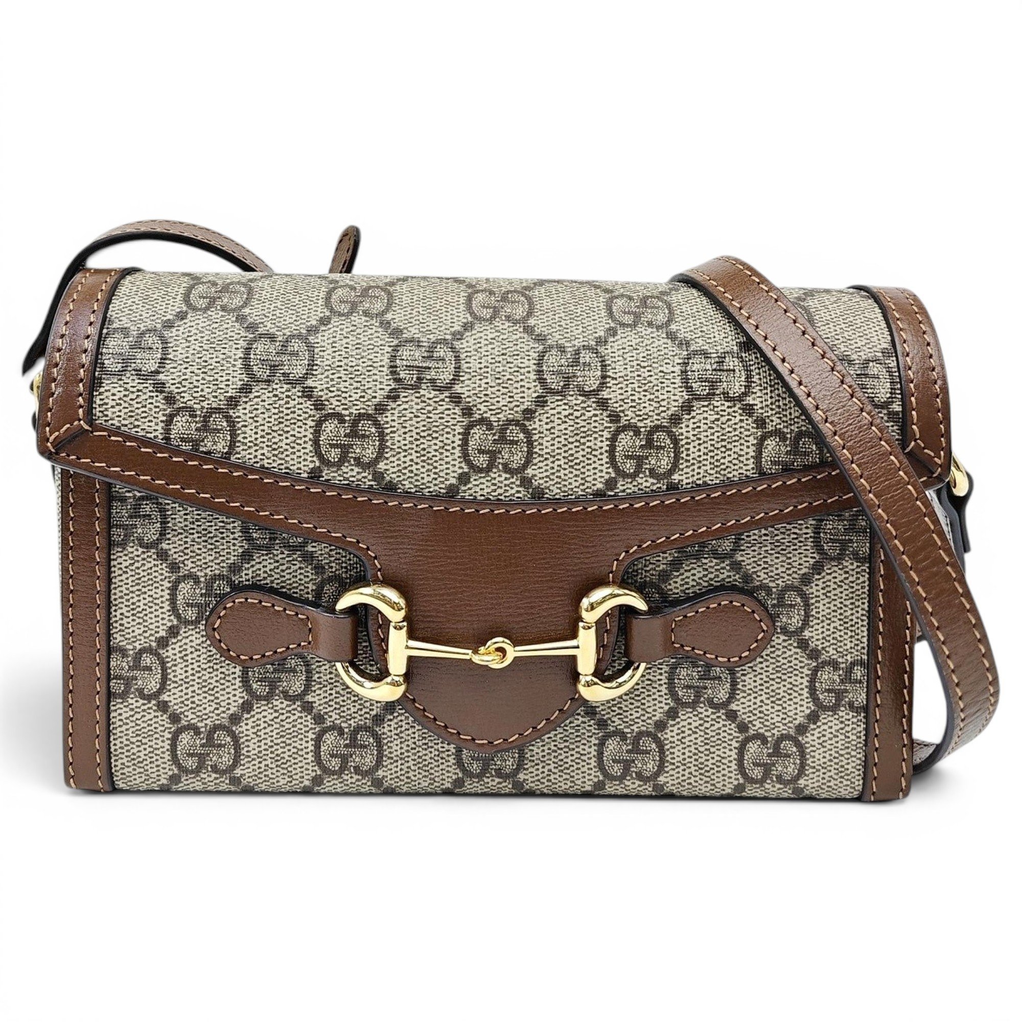 Handle Horsebit 1955 leather handbag