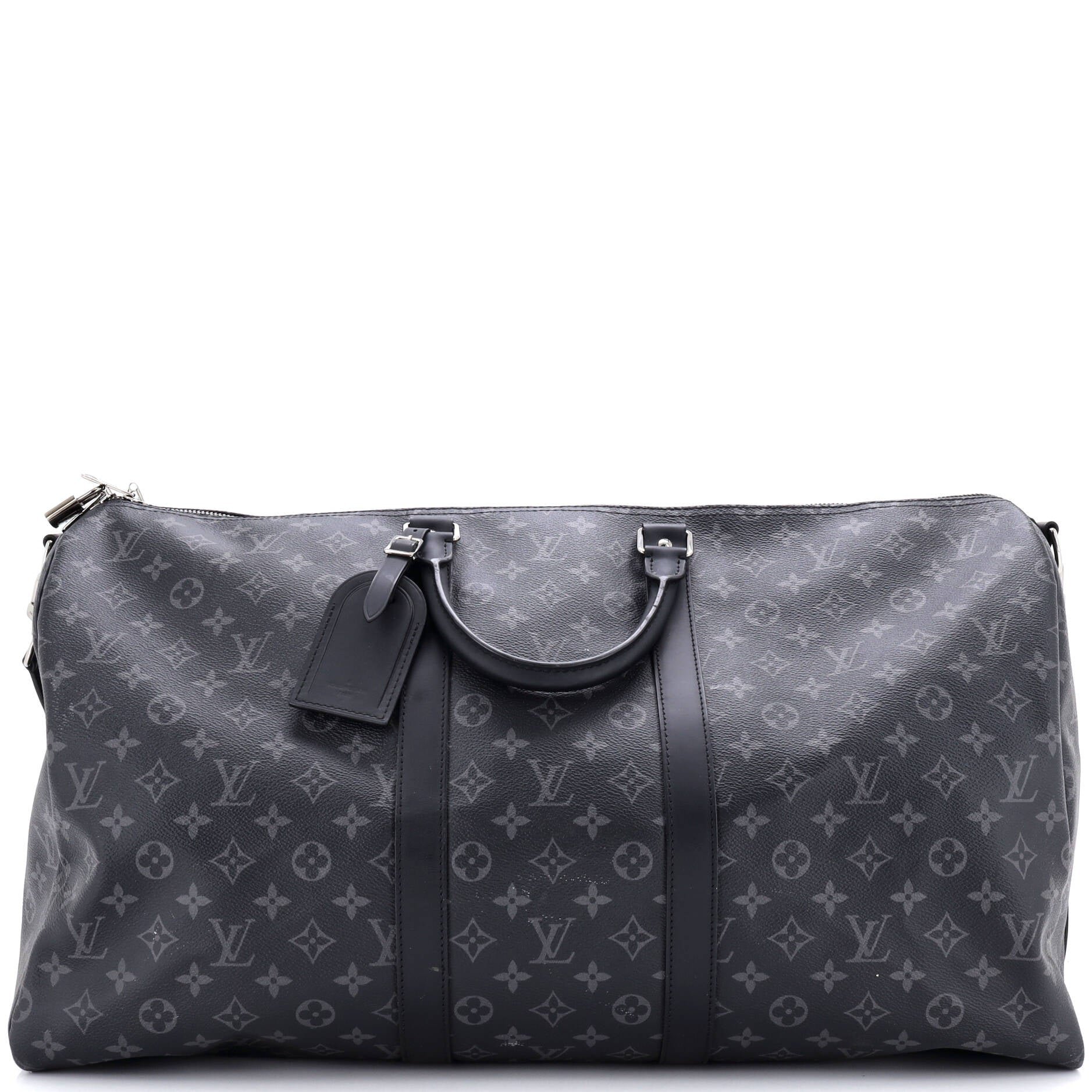 Keepall Bandouliere Bag Monogram Eclipse Canvas 55
