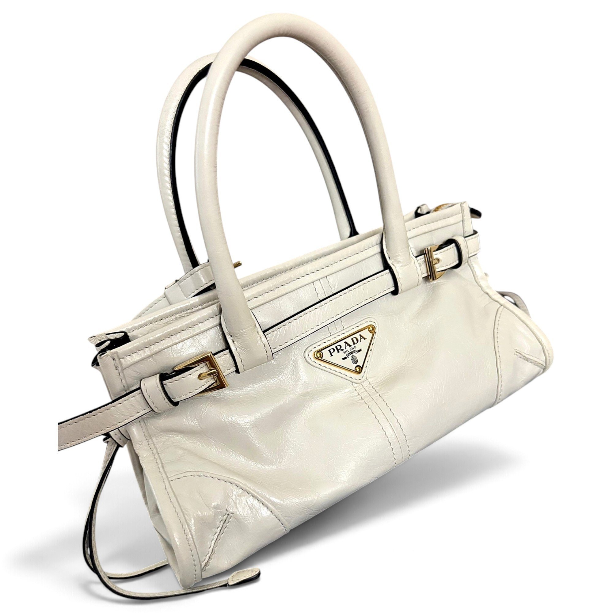 Bonnie patent leather handbag