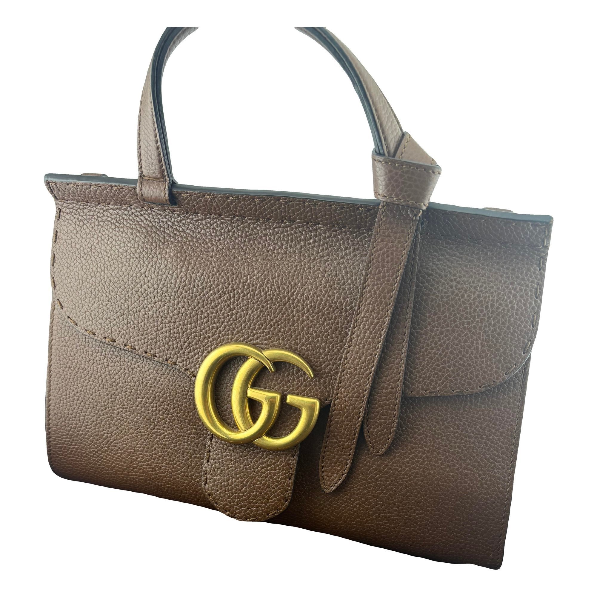 GG Marmont Animalier leather handbag