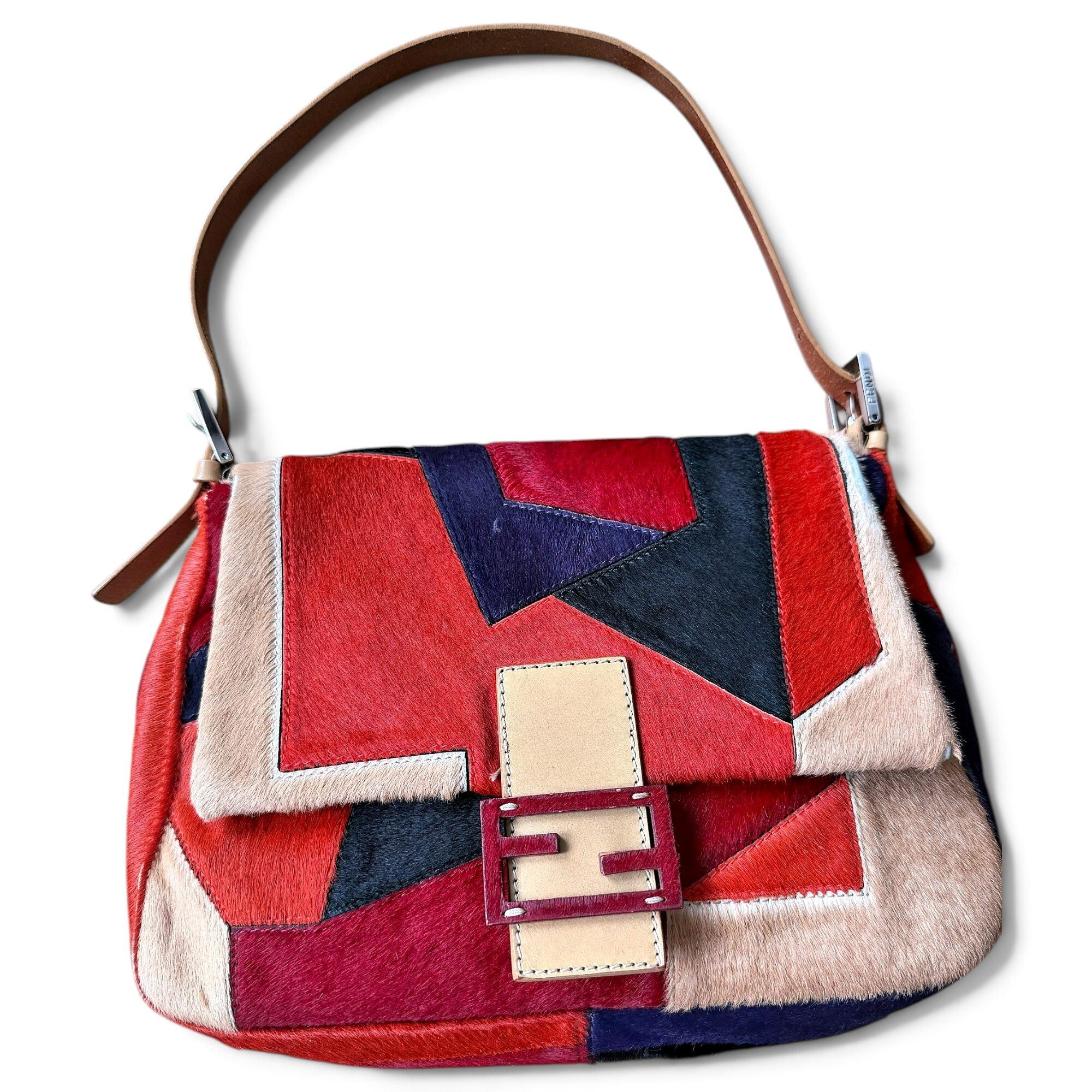 Mamma Baguette pony-style calfskin handbag