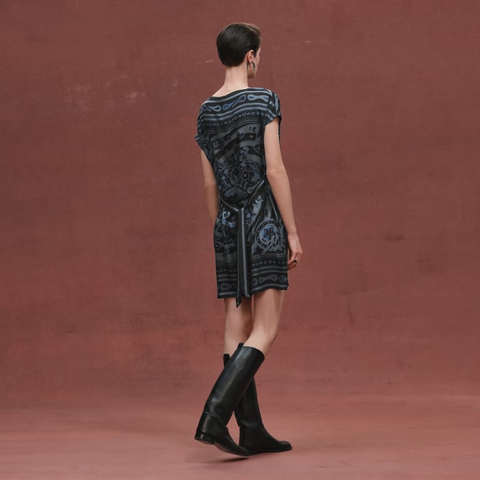 Noir Réglisse "Candy Libris Bandana" Classic Tunic