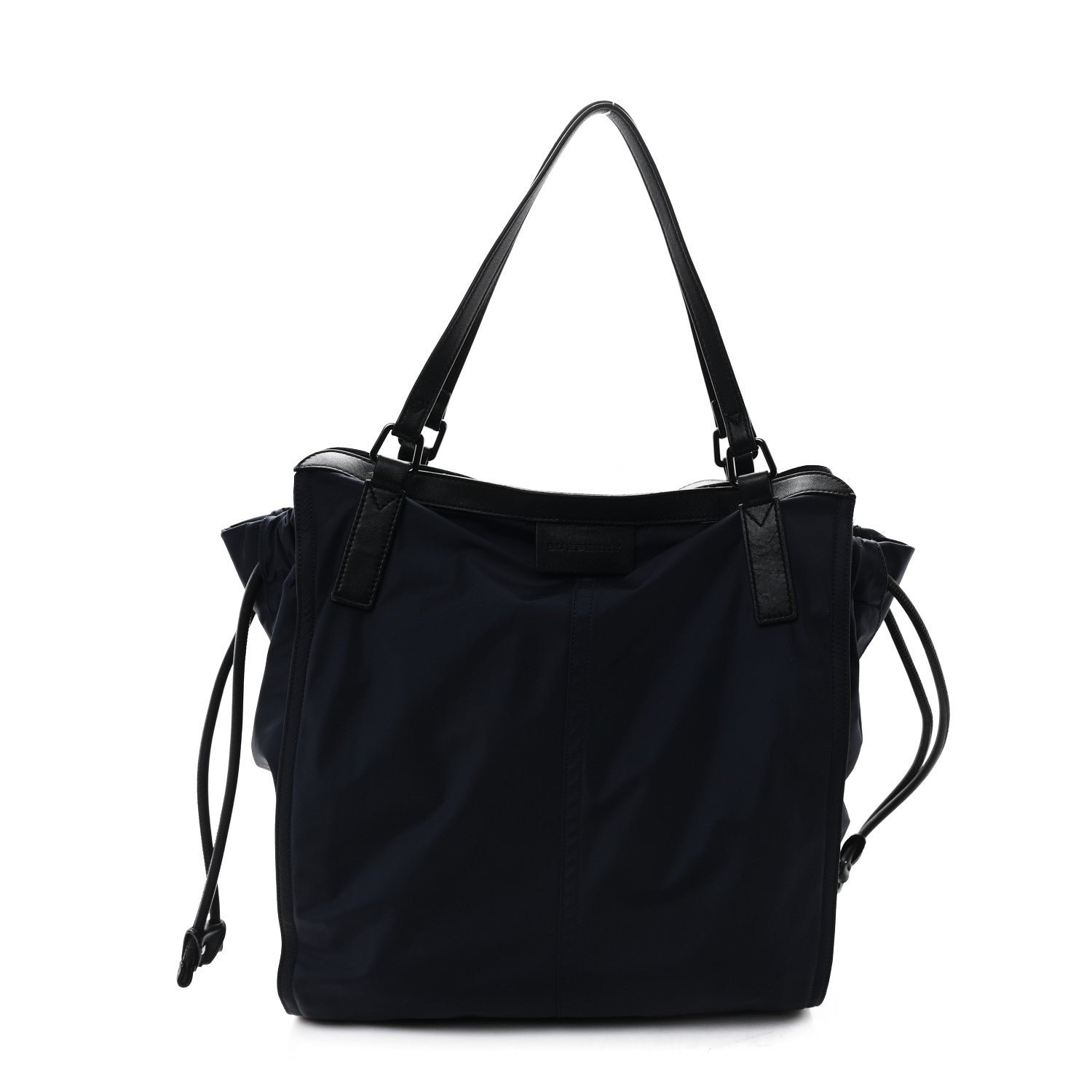 Burberry Nylon Buckleigh Packable Tote Black Navy