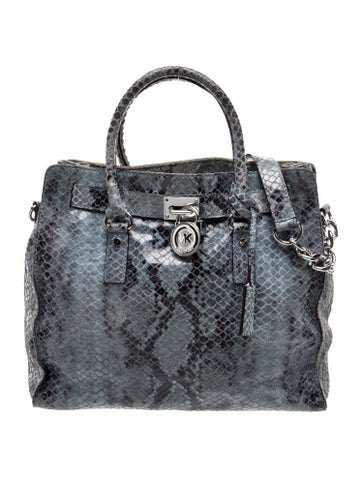 Embossed Leather Top Handle Bag