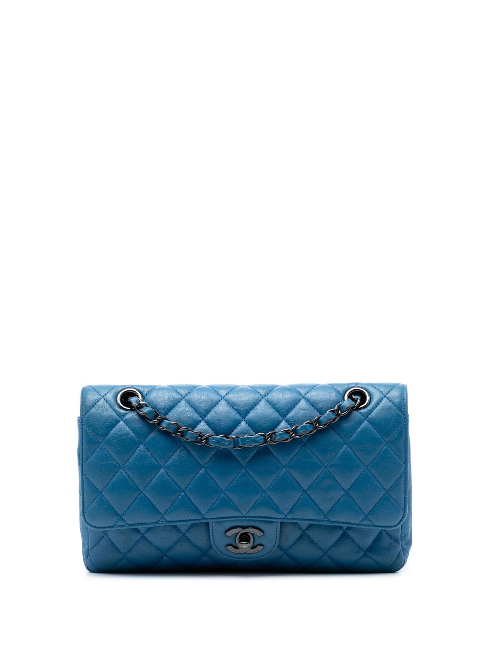 2017-2018 Medium Classic Calfskin Double Flap shoulder bag