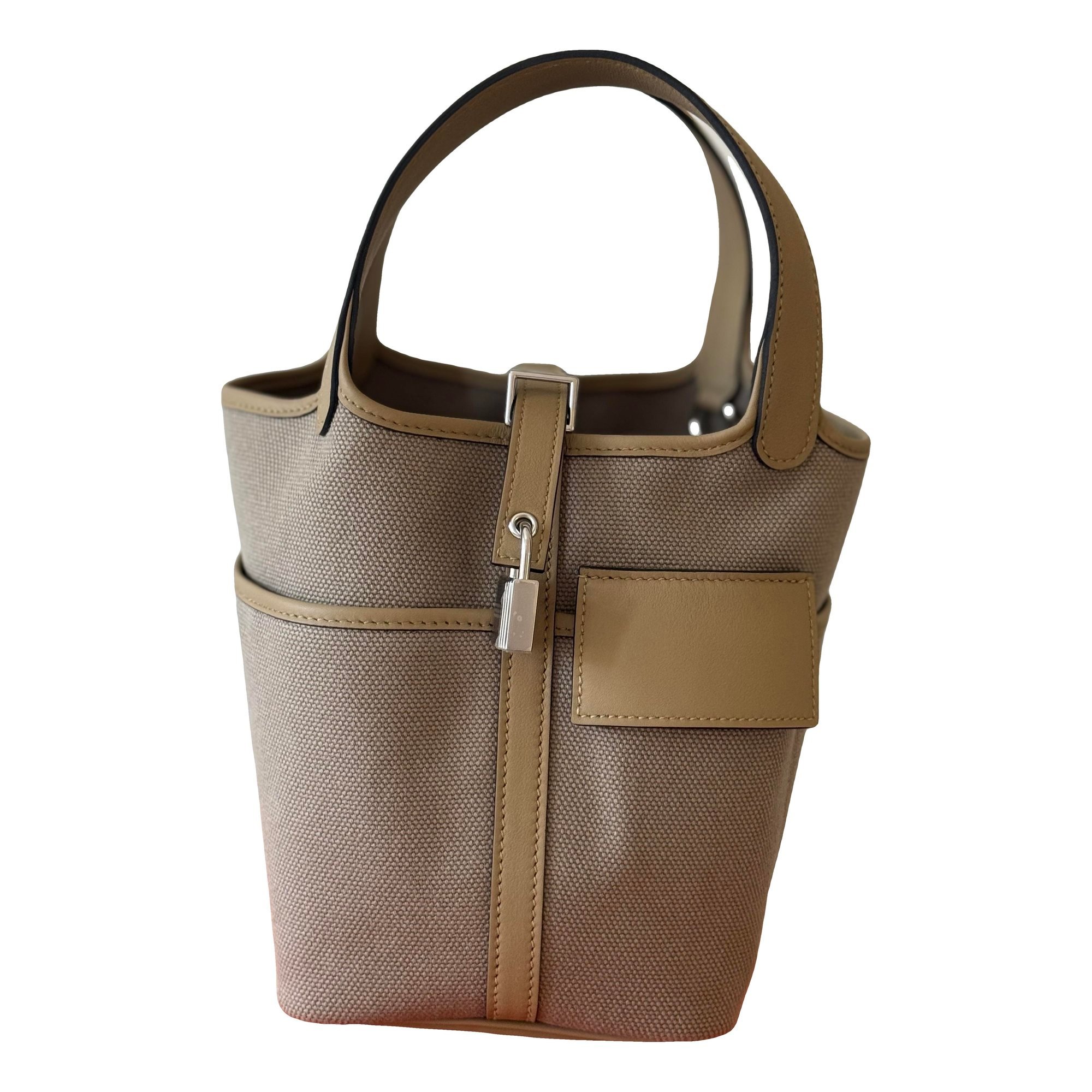 Hermes Picotin leather handbag