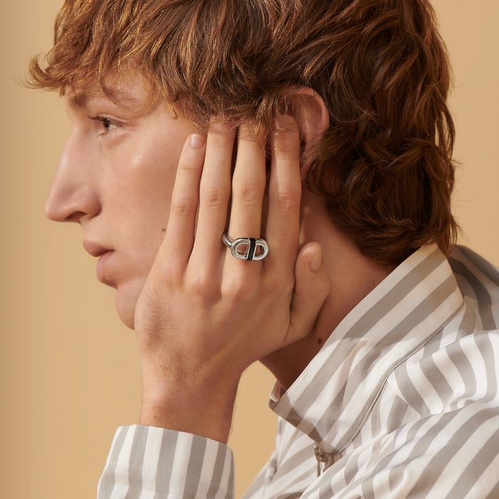 Orange Field Maillon Ring