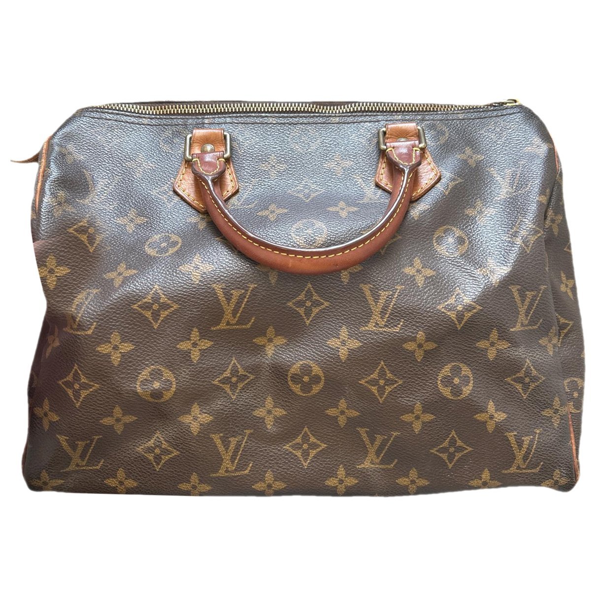 Speedy leather handbag