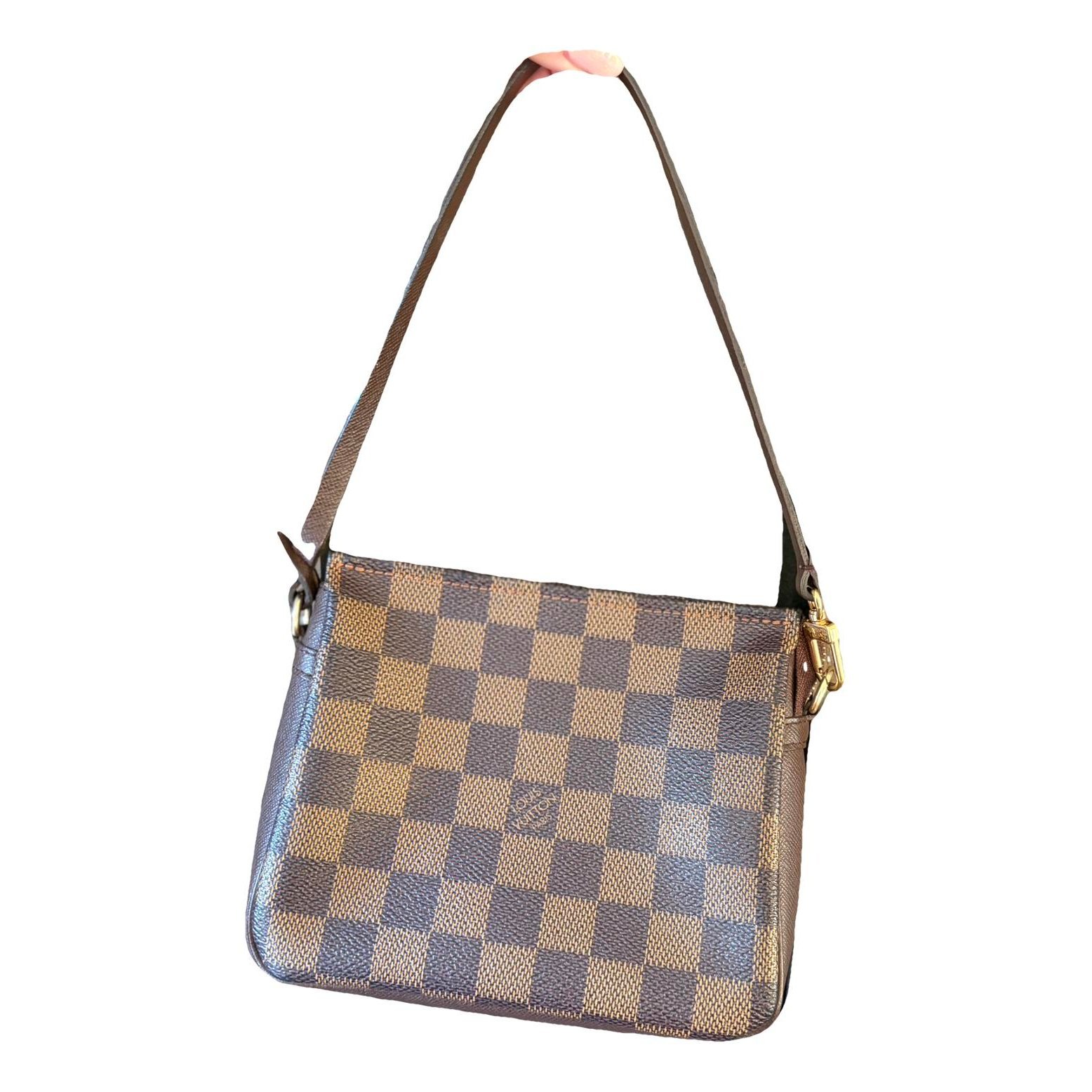 Pochette Accessoire patent leather handbag