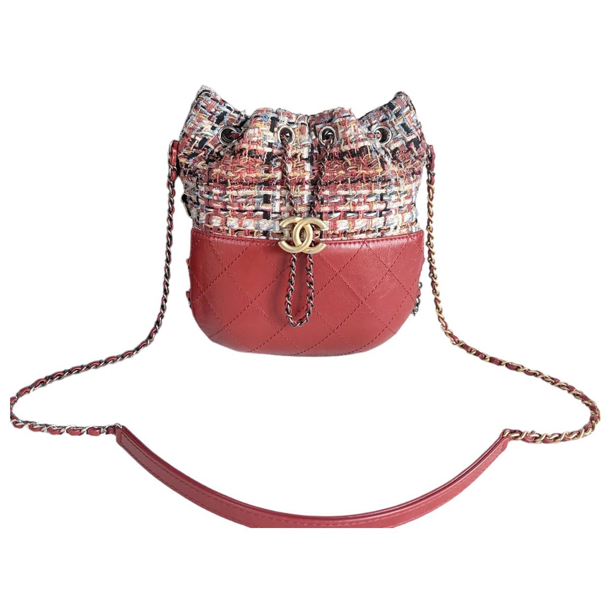 Gabrielle Bucket leather handbag