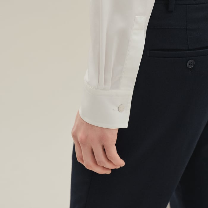 Blanc Fitted Shirt