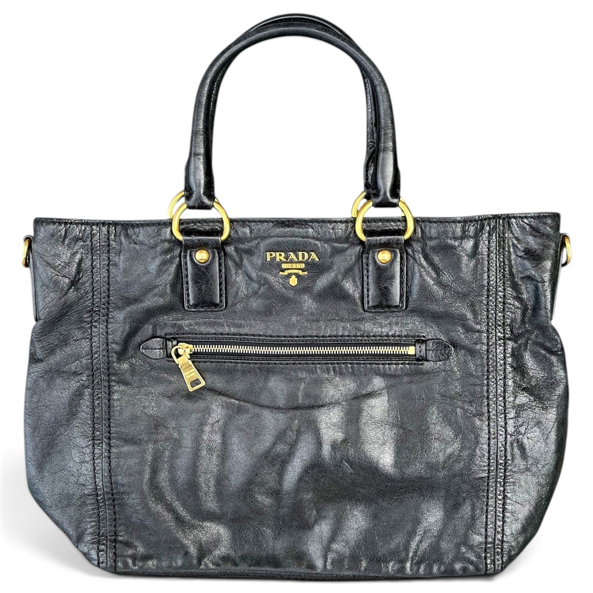 Leather handbag