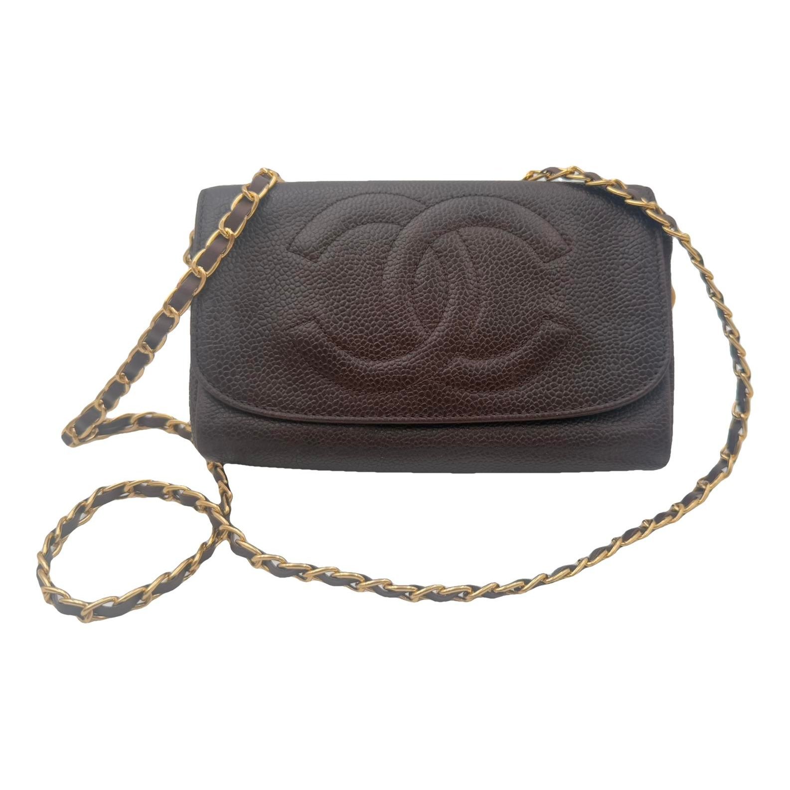 Chanel Timeless/Classique leather clutch bag