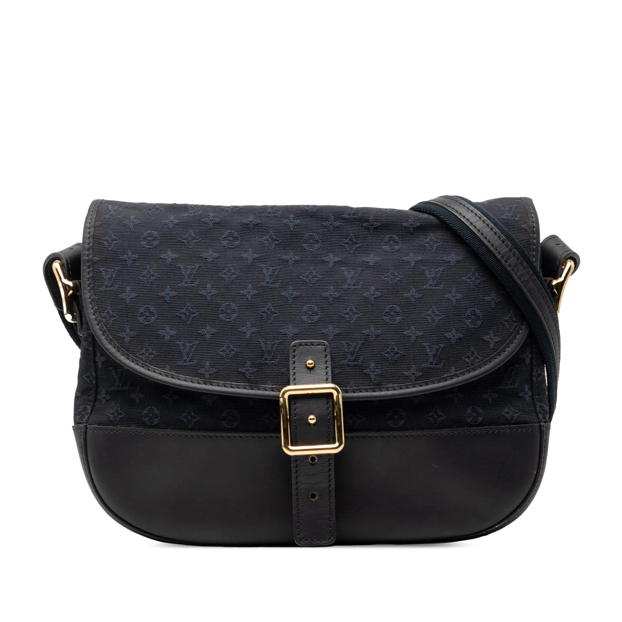Bérangère linen crossbody bag