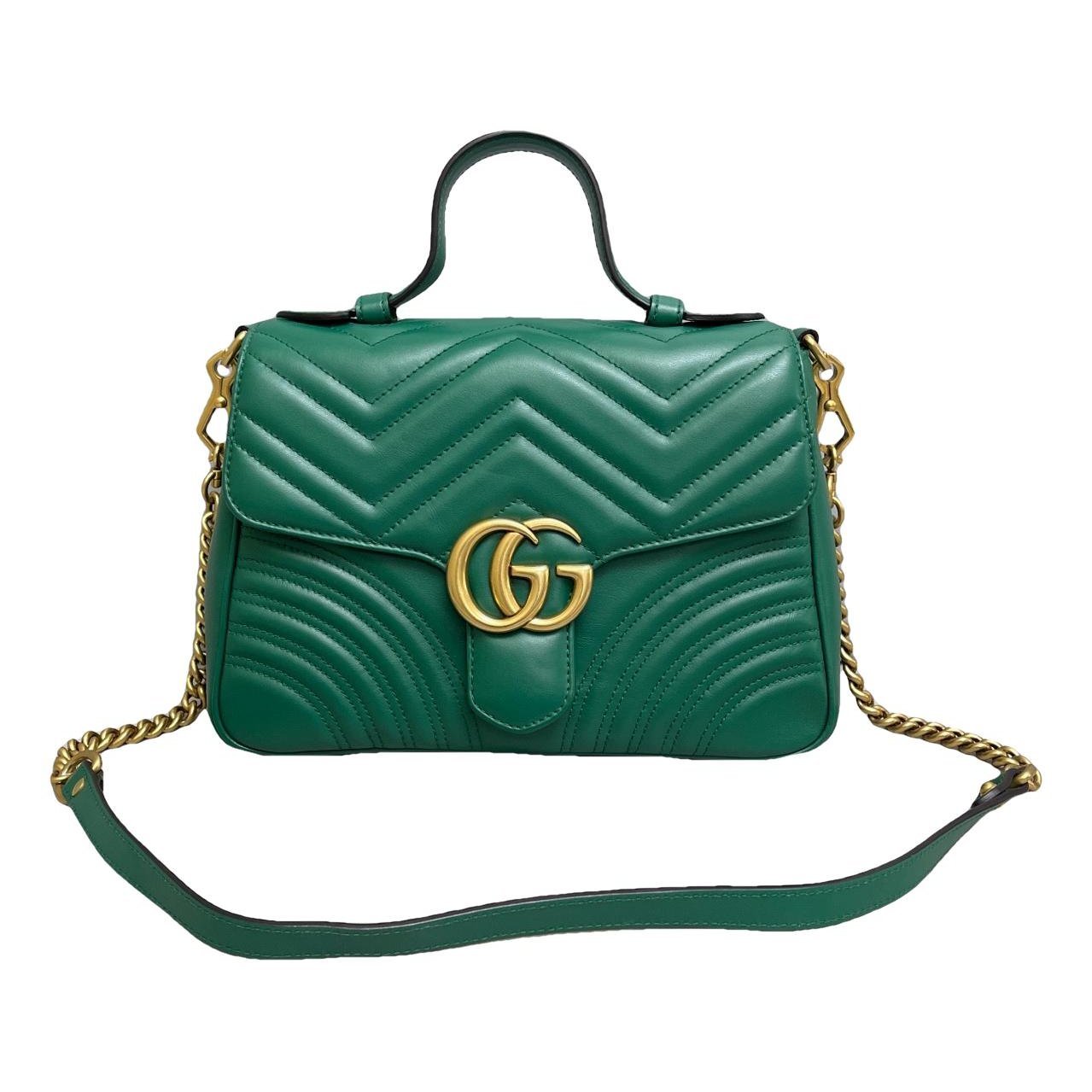 GG Marmont Flap leather handbag