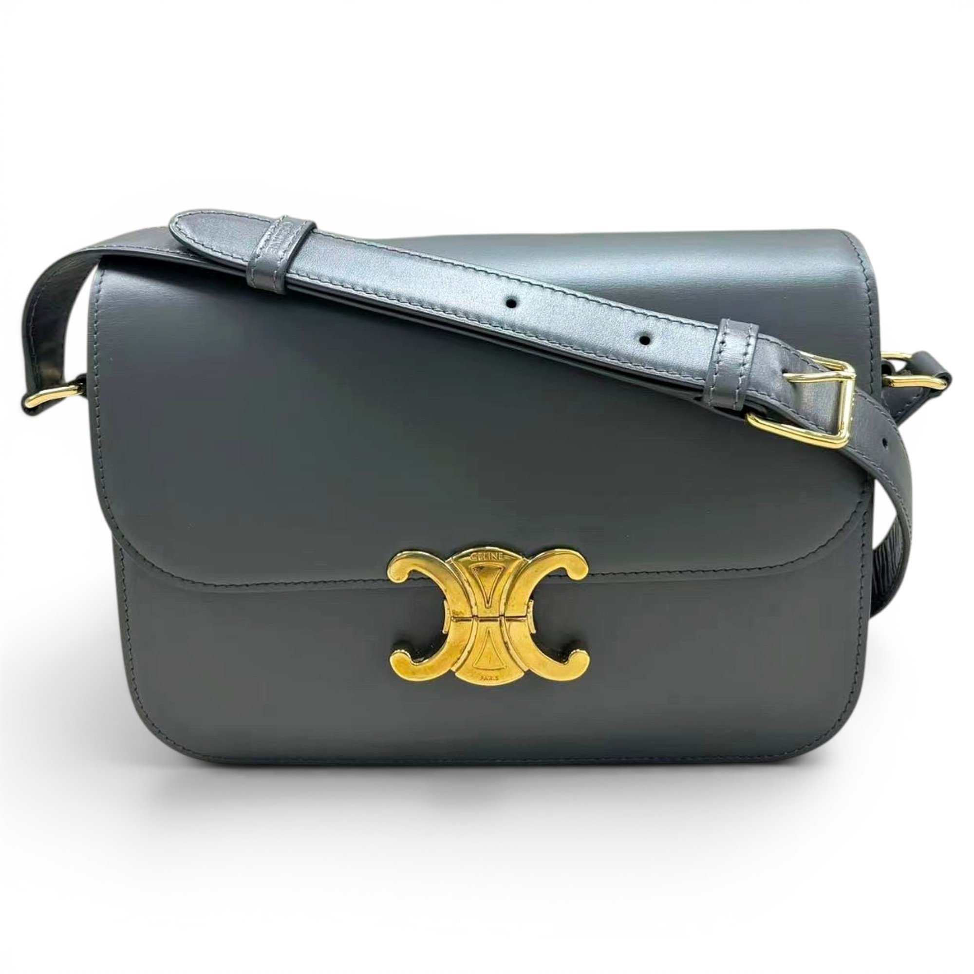 Triomphe leather handbag