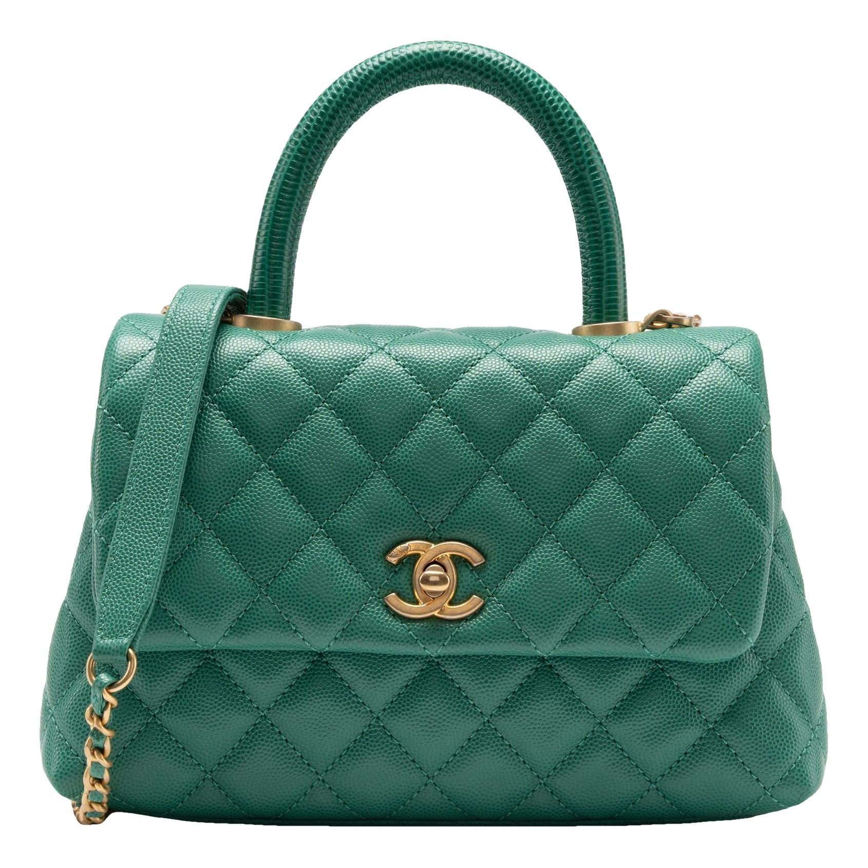 Coco Handle leather handbag