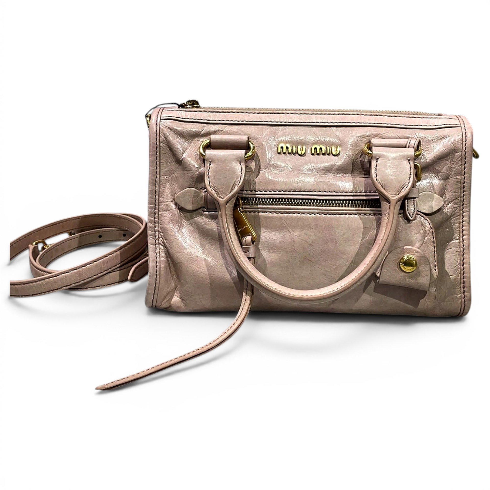 Leather handbag