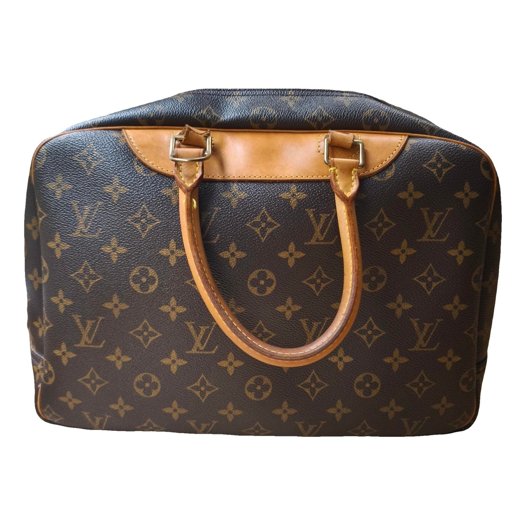 Deauville leather bowling bag