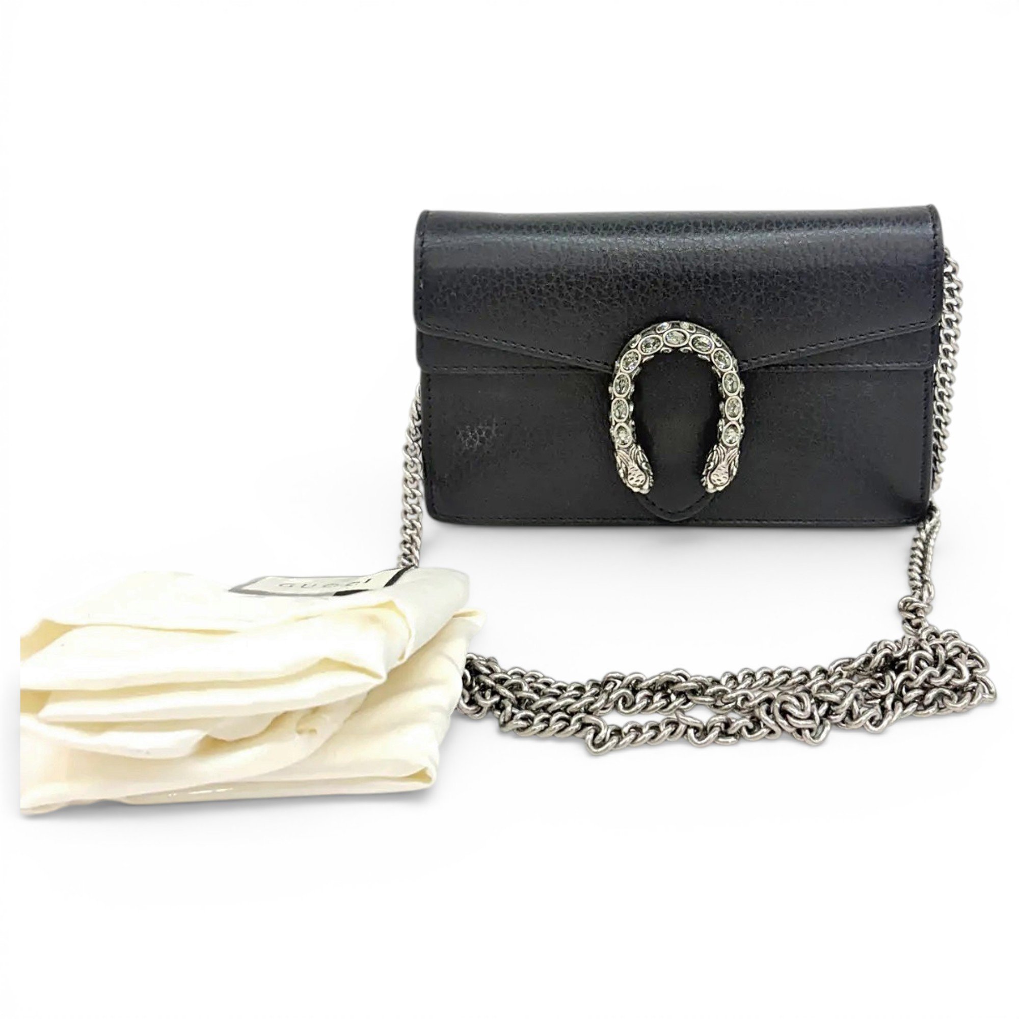 Dionysus Super Mini leather crossbody bag