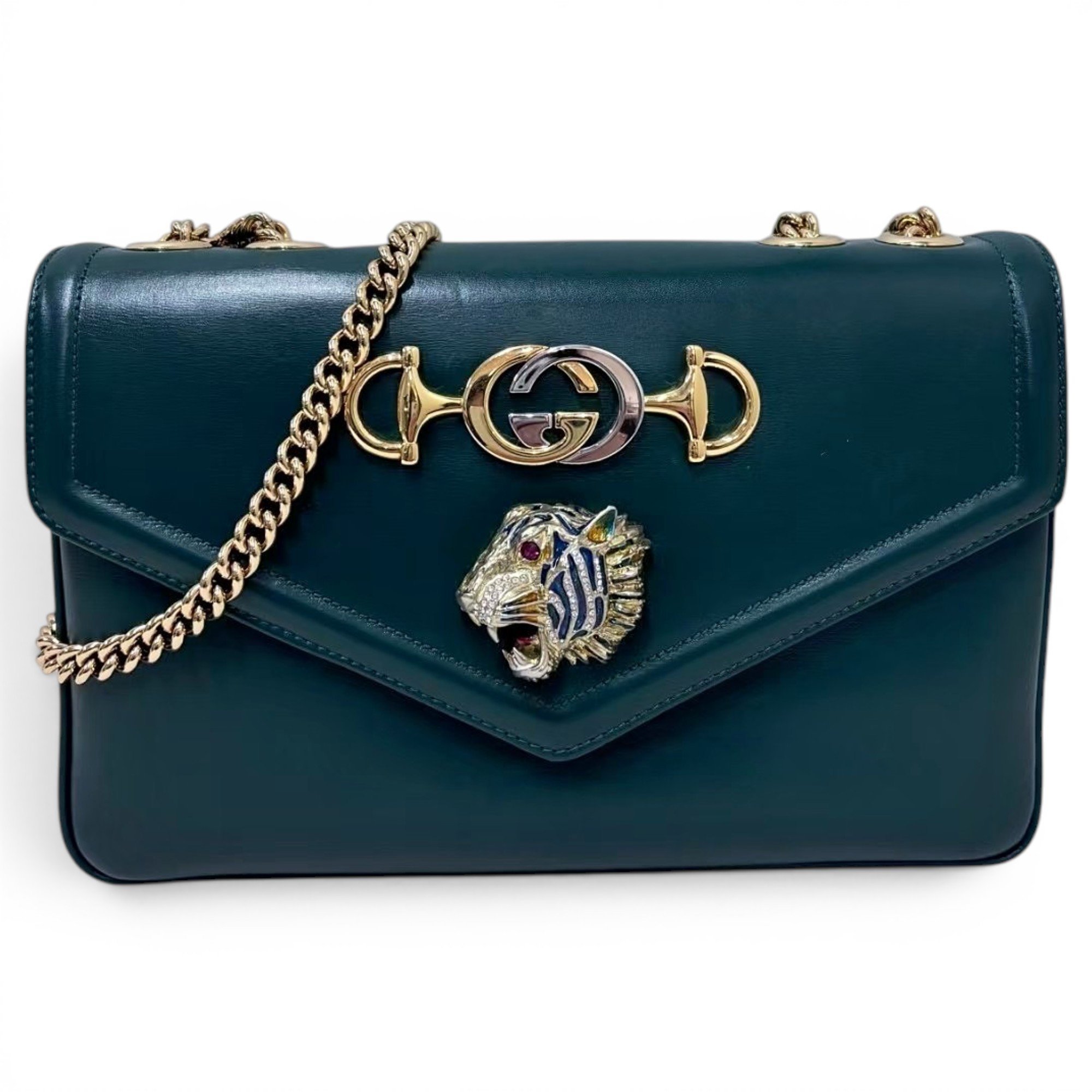 Rajah leather handbag