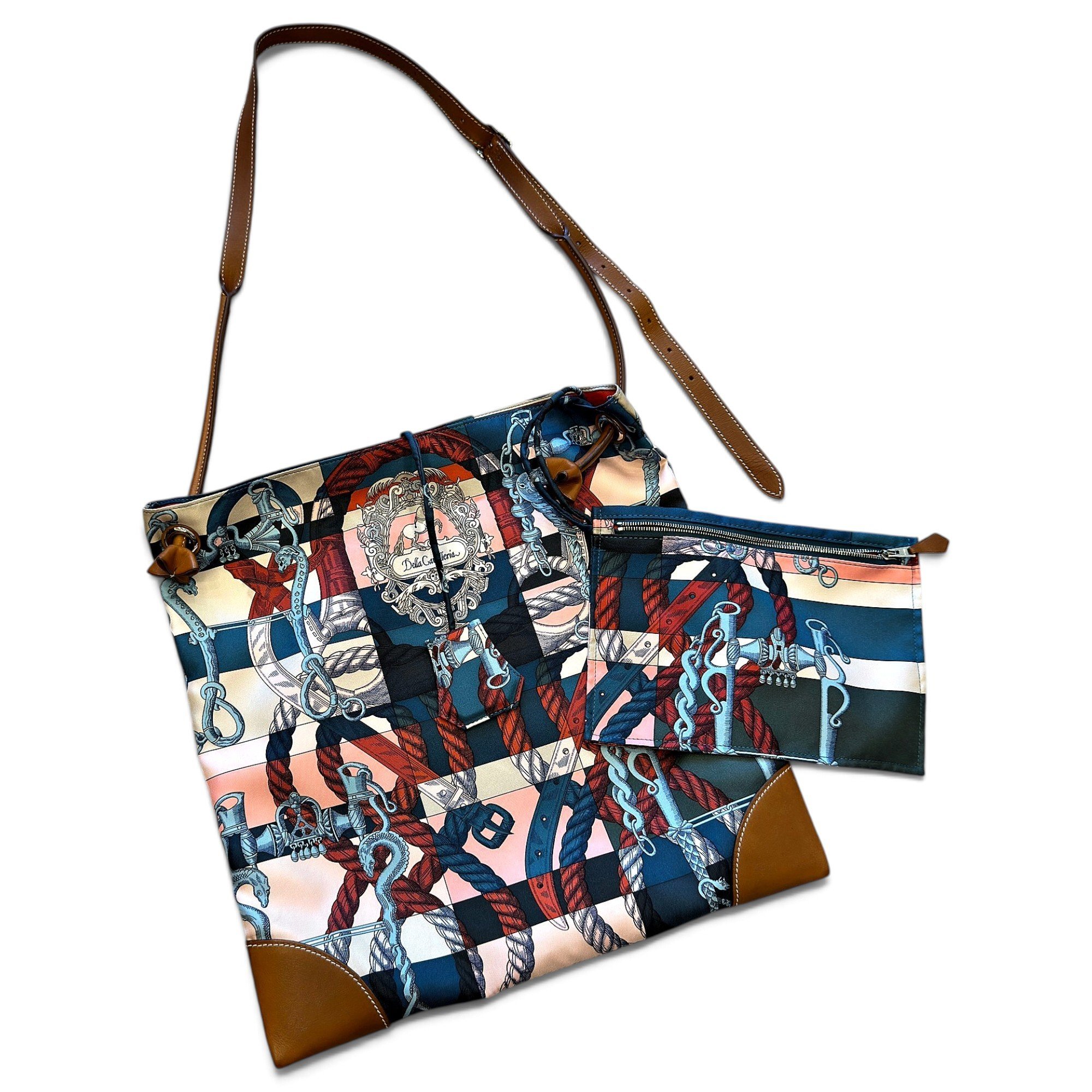 Silk City silk handbag