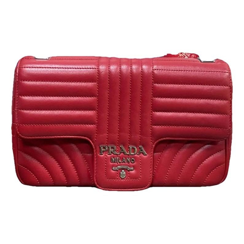 Diagramme leather handbag