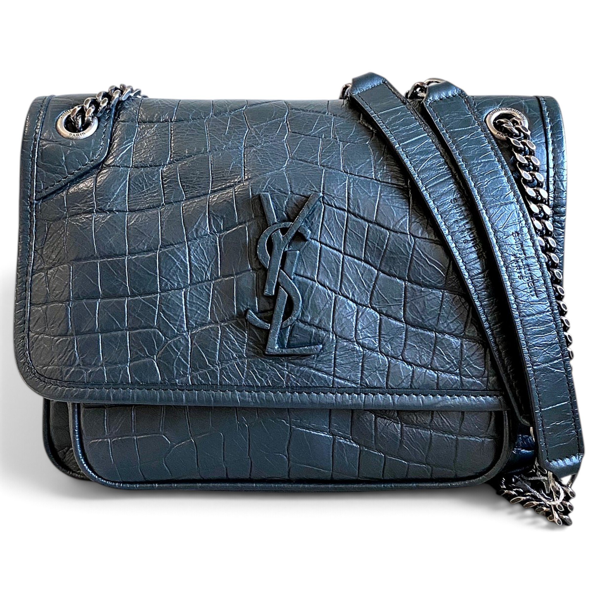 Niki leather crossbody bag