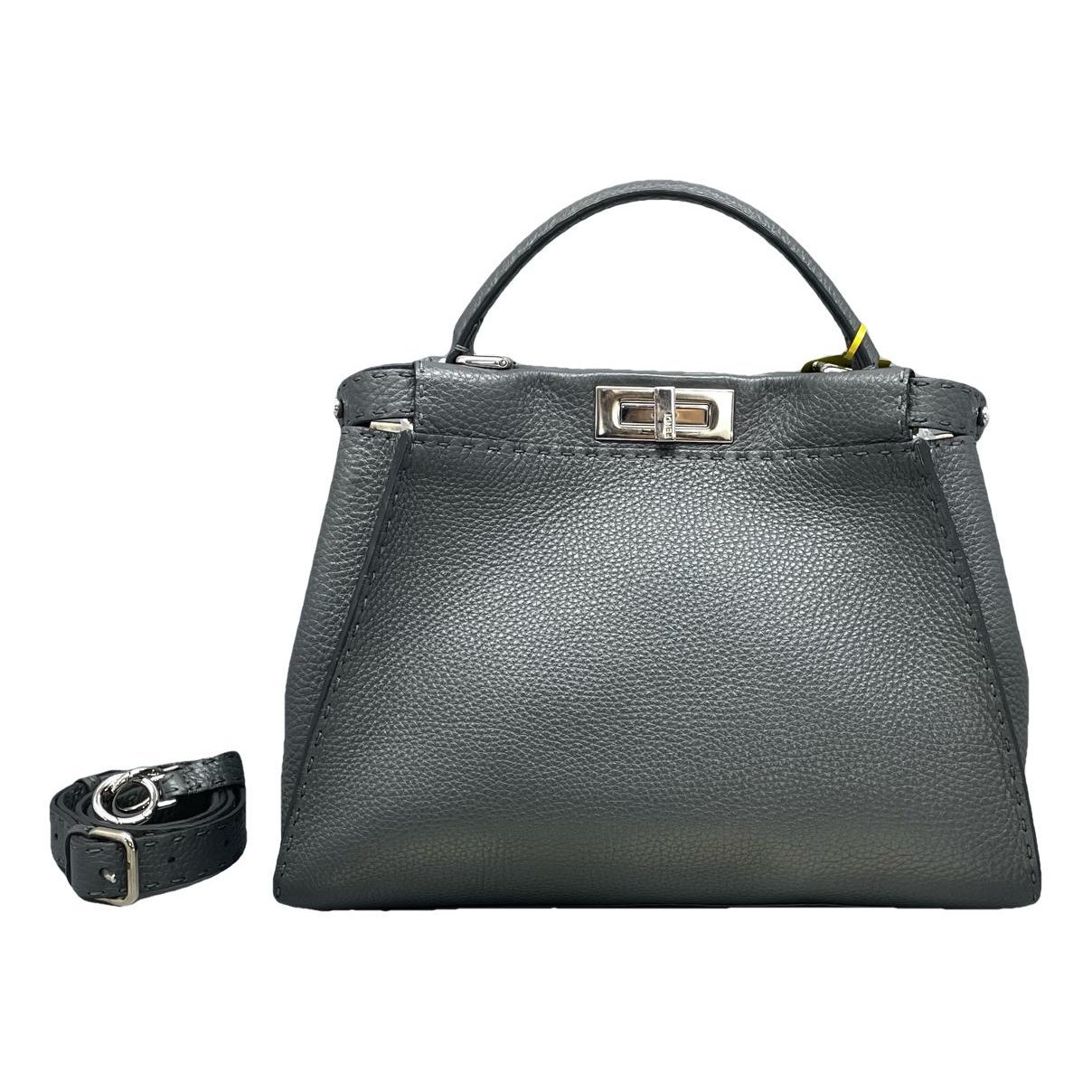 Peekaboo leather handbag