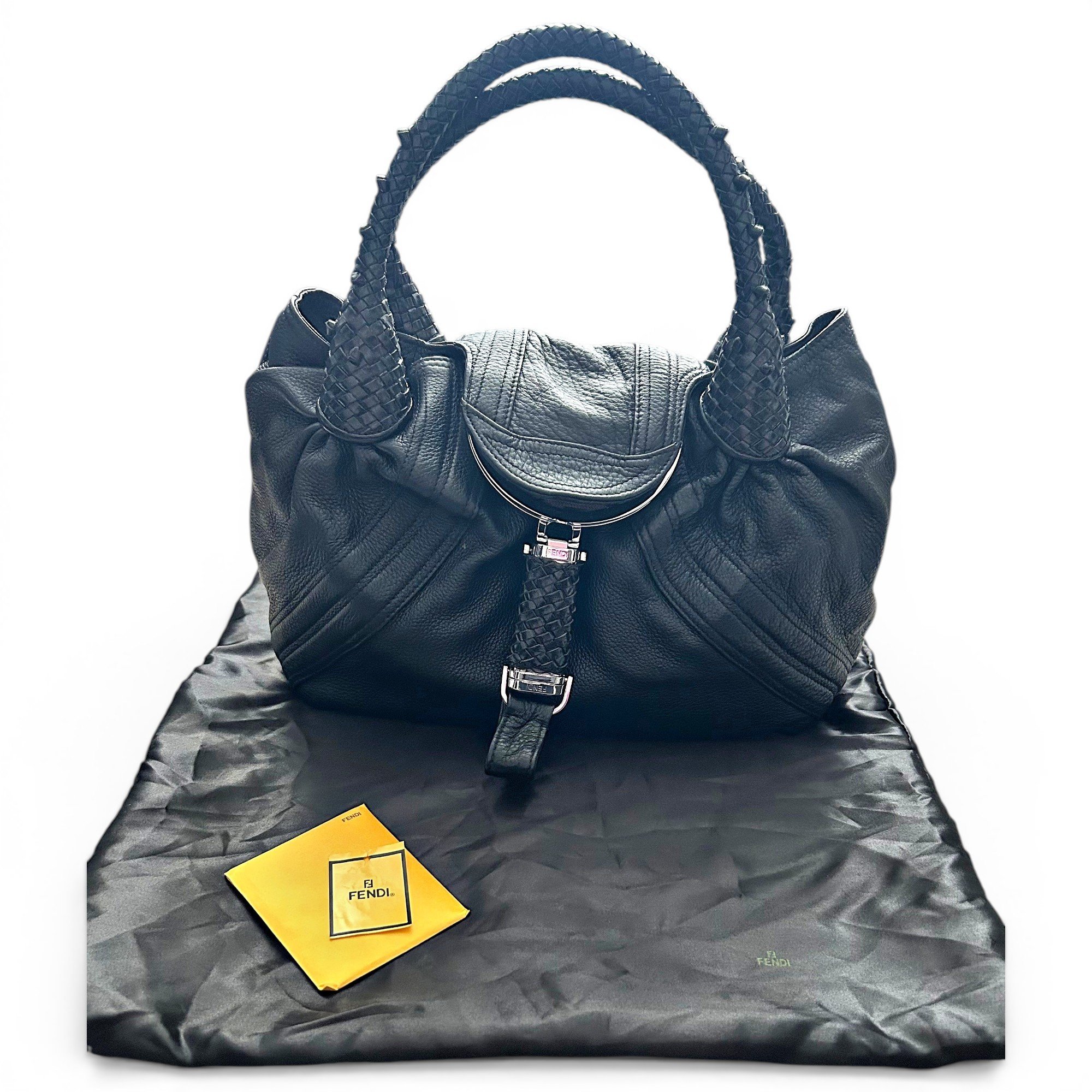 Spy leather handbag