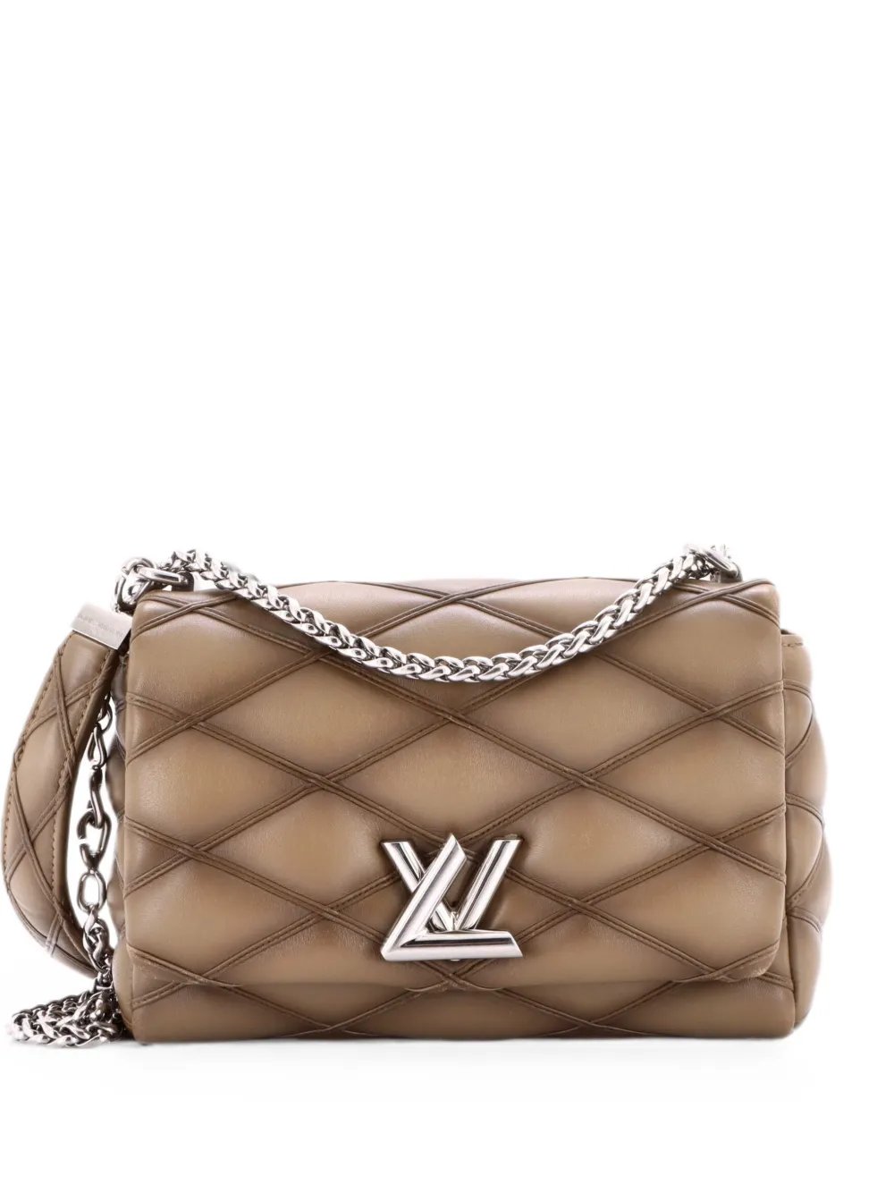 GO-14 Top Handle NM Handbag Malletage Leather MM crossbody bag