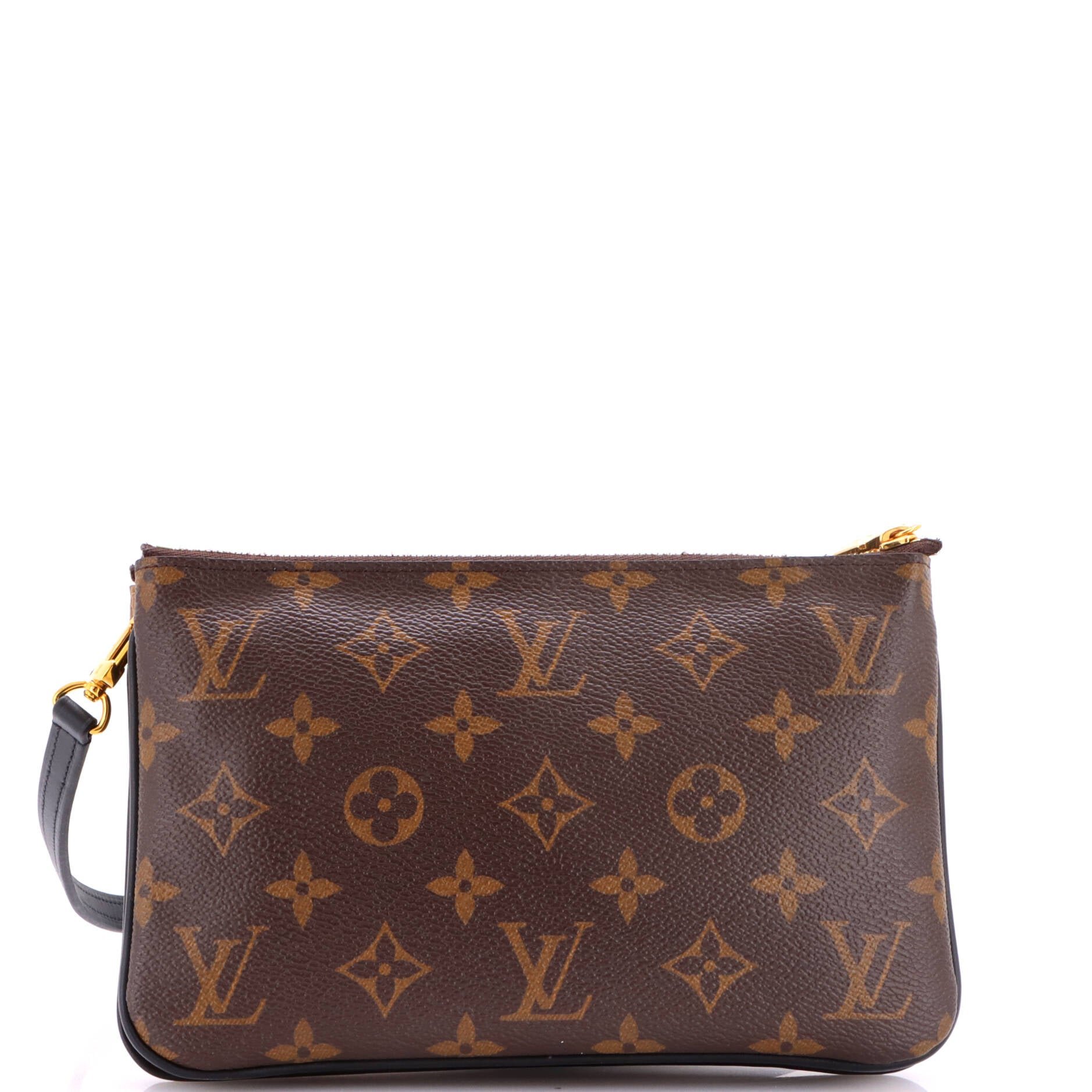 Double Zip Pochette Reverse Monogram Giant