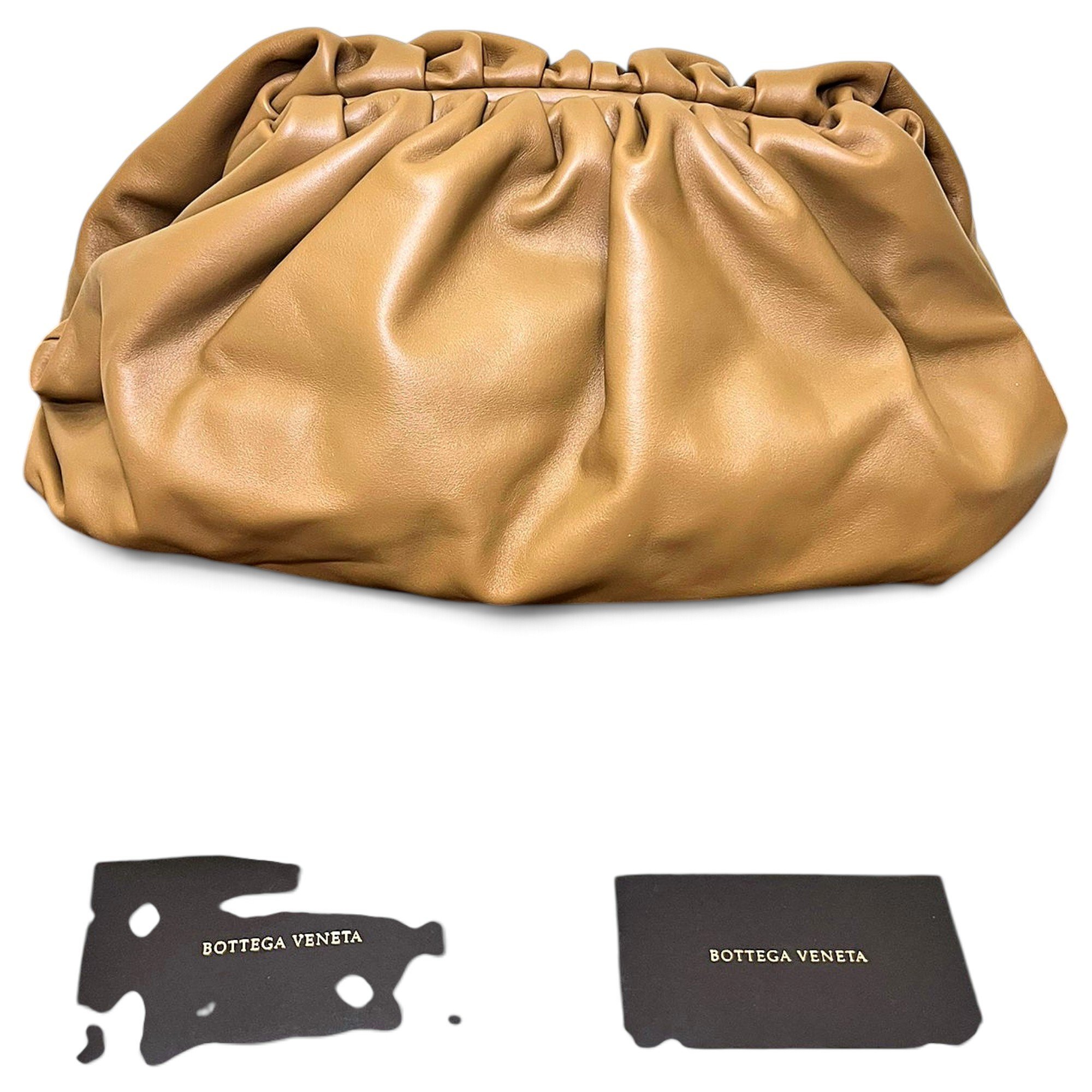 Pouch leather handbag