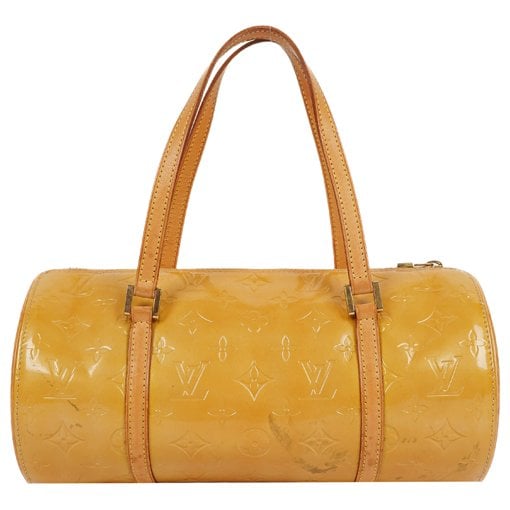 Papillon patent leather handbag