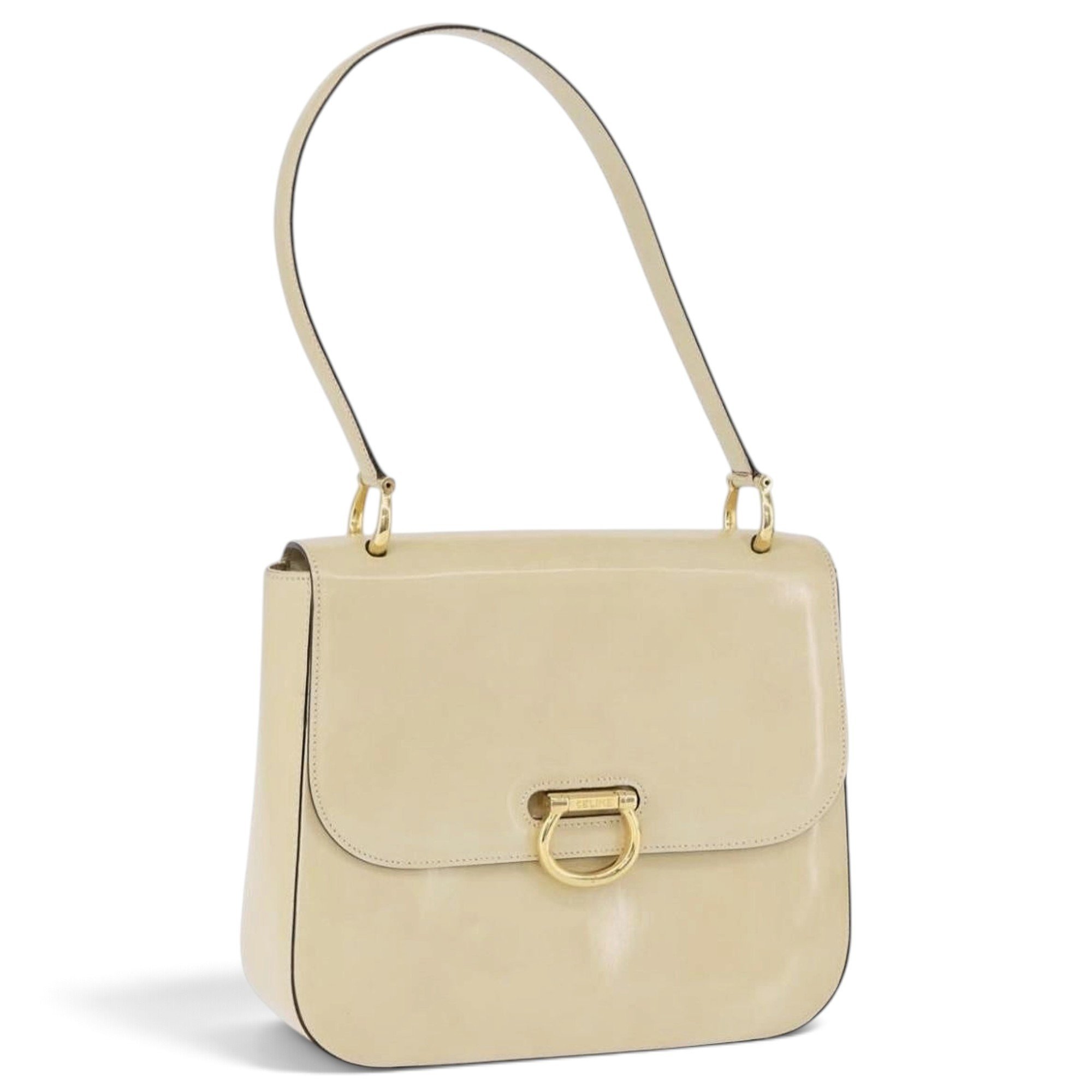 Patent leather handbag